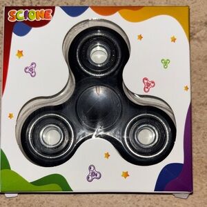 Black Fidget Spinner Toy